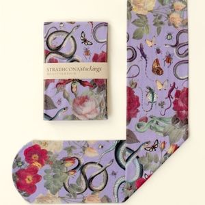 Strathcona snake print stockings